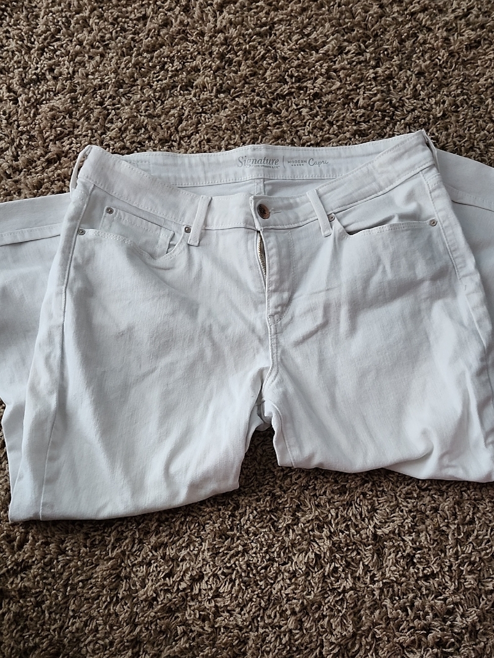 Levi's White Women's Skinny Jeans - Classic Five-Pocket